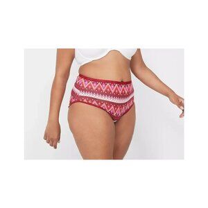 Lane Bryant Cacique Cotton High Leg Brief Panty 30/32